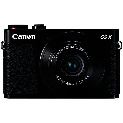 Canon PowerShot G9 X Digital Camera, 1080p, 20MP, 3x Optical Zoom, OIS, NFC, Wi-Fi, 3 Touch Screen Black Canon PowerShot G9 X Digital Camera, 1080p, 20MP, 3x Optical Zoom, OIS, NFC, Wi-Fi, 3 Touch Screen Black